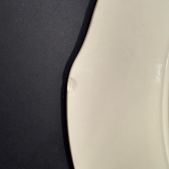 Taylor Smith TST Vintage Floral Cake Plate Roses & Gold Trim Made In USA Round - Picture 7 of 7